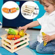 Load image into Gallery viewer, Obstkorb Kinderküche Kaufmannsladen Kaufladen Zubehör Spielzeugküche Kinderspielzeug gemischt
