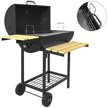Load image into Gallery viewer, Holzkohlegrill aus Stahl, Schwarz
