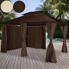 Load image into Gallery viewer, Gartenpavillion 4x3m braun
