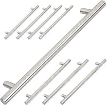 Load image into Gallery viewer, Möbelgriff-Edelstahl gebuerstet-192mm 8er Set
