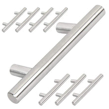 Load image into Gallery viewer, Möbelgriff-Edelstahl gebuerstet-64mm 8er Set

