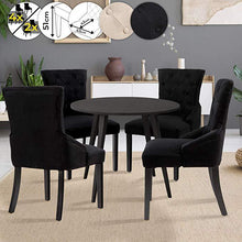 Load image into Gallery viewer, Esszimmerstuhl schwarz 4er Set
