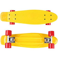 Load image into Gallery viewer, Retro-Skateboard aus Kunststoff-blau
