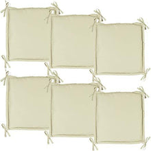 Load image into Gallery viewer, Bankpolster Bankkissen Bankauflage Sitzpolster Sitzkissen Sesselkissen Stuhlkissen 6er Set
