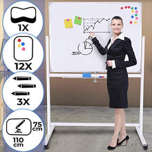 Load image into Gallery viewer, Mobiles Whiteboard 110x75cm
