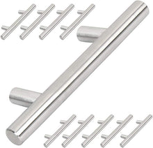 Load image into Gallery viewer, Möbelgriff-Edelstahl gebuerstet-64mm 10er Set
