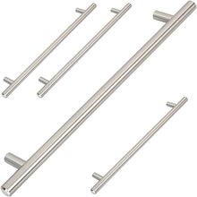 Load image into Gallery viewer, Möbelgriff-Edelstahl gebuerstet-224mm 4er Set
