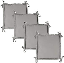 Load image into Gallery viewer, Bankpolster Bankkissen Bankauflage Sitzpolster Sitzkissen Sesselkissen Stuhlkissen 4er Set
