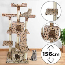 Load image into Gallery viewer, Kratzbaum mittelhoch beigetatze
