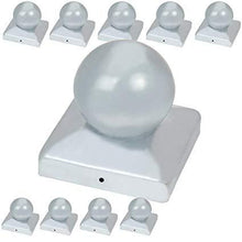 Load image into Gallery viewer, Pfostenkappen verzinkter Stahl 101mm 10er Set
