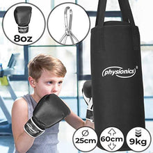 Load image into Gallery viewer, Kinder Boxsack-Set mit Boxhandschuhen

