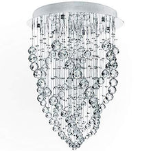 Load image into Gallery viewer, Kristall-Deckenleuchte 70cm
