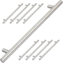 Load image into Gallery viewer, Möbelgriff-Edelstahl gebuerstet-192mm 9er Set
