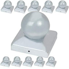 Load image into Gallery viewer, Pfostenkappen verzinkter Stahl 91mm 11er Set
