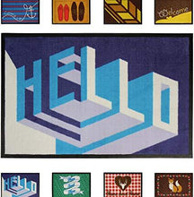 Load image into Gallery viewer, Fussmatte-Hallo-90x120
