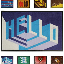 Load image into Gallery viewer, Fussmatte-Hallo-40x60
