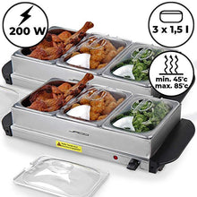 Load image into Gallery viewer, Buffet Wärmer-3x1.5L 2er set
