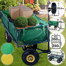 Load image into Gallery viewer, Bollerwagen max. 350kg Grün
