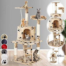 Load image into Gallery viewer, Kratzbaum mittelgross beigetatze

