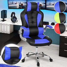 Load image into Gallery viewer, Gaming Drehstühl Blau
