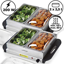 Load image into Gallery viewer, Buffet Wärmer-2x2.5L 2er set
