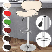 Load image into Gallery viewer, Lederbarhocker(Beige)-1er
