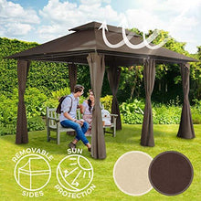 Load image into Gallery viewer, Gartenpavillion 4x3m braun

