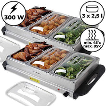 Load image into Gallery viewer, Buffet Wärmer-3x2.5L 2er set
