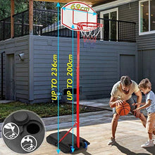 Load image into Gallery viewer, Basketballständer höhenverstellbar bis 236 cm

