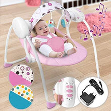 Load image into Gallery viewer, Babywippe Musik Rosa
