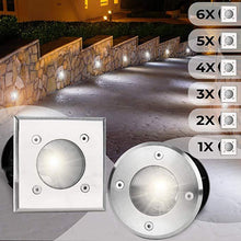 Load image into Gallery viewer, Bodeneinbaustrahler Eckig 1er Set
