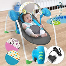 Load image into Gallery viewer, Babywippe Musik Blau
