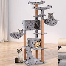 Load image into Gallery viewer, Cat tree (Grey paw)
