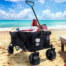 Load image into Gallery viewer, Bollerwagen max. 80kg Blau
