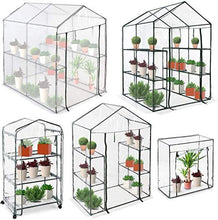 Load image into Gallery viewer, Gewächshaus Wintergarten Frühbeet Treibhaus Tomatenhaus Alu-Gewächshaus Planzenhaus
