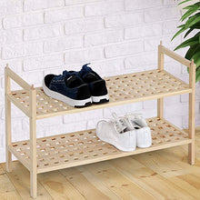 Load image into Gallery viewer, Schuhregal Walnuss Natur

