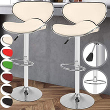Load image into Gallery viewer, Lederbarhocker(Beige)-2er
