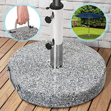 Load image into Gallery viewer, Schirmstaender, rund, 30kg, 45cm, G+R
