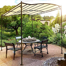 Load image into Gallery viewer, Metall Gartenpavillon Beige
